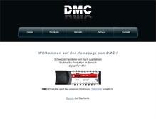 Tablet Screenshot of dmc.ch